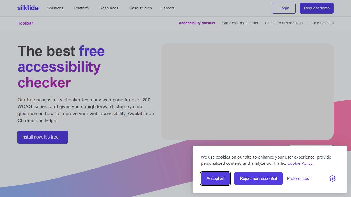 Free Accessibility Checker - WCAG & ADA Checks - Instantly!